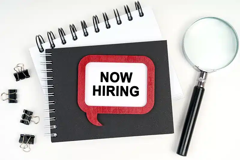 now hiring
